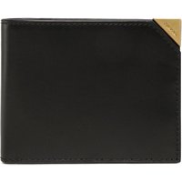 Nagyméretű férfi pénztárca Calvin Klein Cut Corner Bifold 5cc W/Coin K50K509995 Fekete