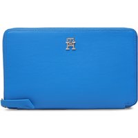 Nagy női pénztárca Tommy Hilfiger Th Travel Travel Wallet AW0AW14811 Kék