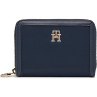 Nagy női pénztárca Tommy Hilfiger Th Essential S Med Za AW0AW15754 Sötétkék